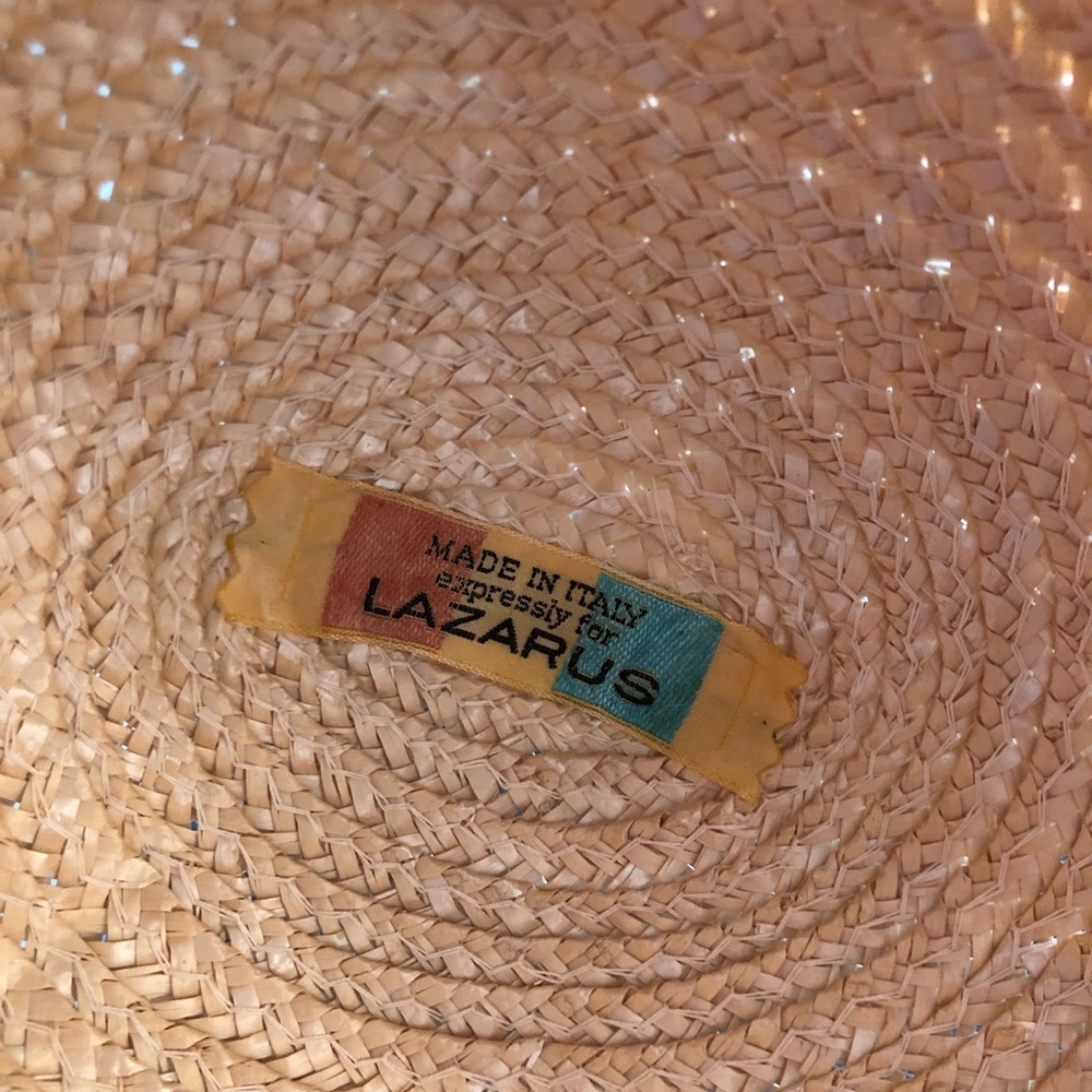 Lazarus Italian Pith Helmet Form Straw Hat Safari - Picture 4 of 7
